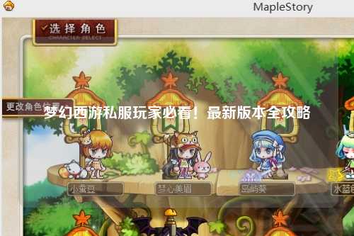 夢(mèng)幻西游私服玩家必看！最新版本全攻略